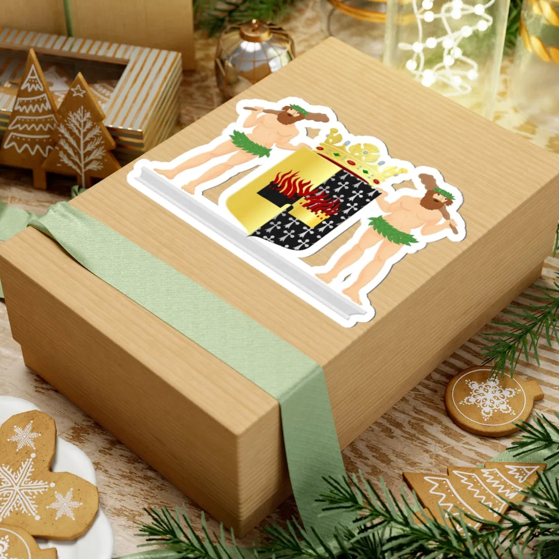 Odoorn wapen (Netherlands) (Coat of Arms) STICKER Vinyl Kiss-Cut Decal - The Sticker Space