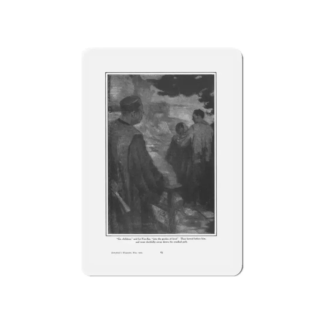 Odyssey of Oliver Jones, Everybody's Magazine, May 1924 (Magazine Illustration) Refrigerator Magnet - The Sticker Space