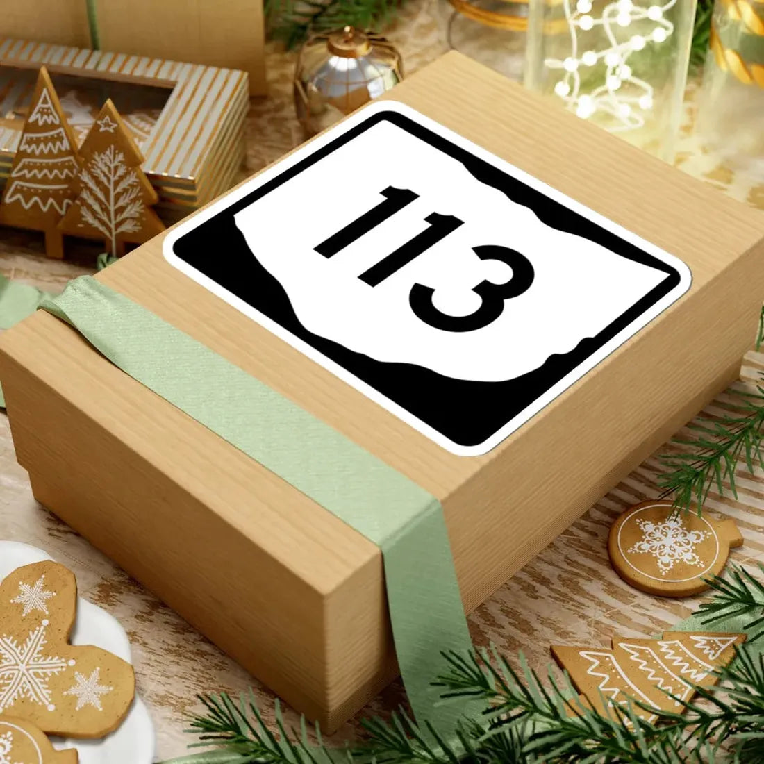 OH-113 (Ohio) (Road Sign) STICKER Vinyl Kiss-Cut Decal - The Sticker Space