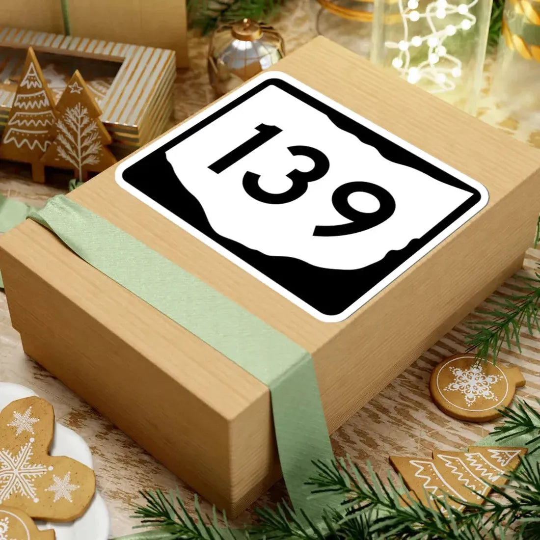 OH-139 (Ohio) (Road Sign) STICKER Vinyl Kiss-Cut Decal - The Sticker Space