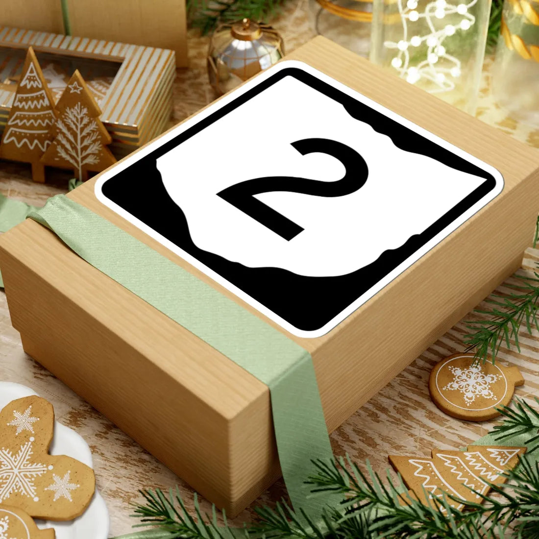 OH-2 (Ohio) (Road Sign) STICKER Vinyl Kiss-Cut Decal - The Sticker Space