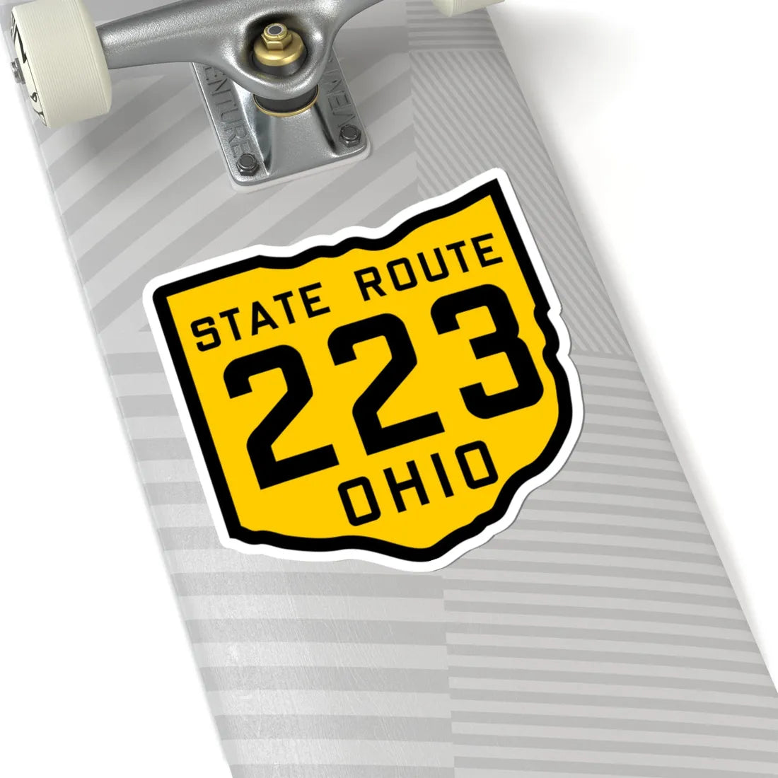 OH-223 1920 (Ohio) (Road Sign) STICKER Vinyl Kiss-Cut Decal - The Sticker Space