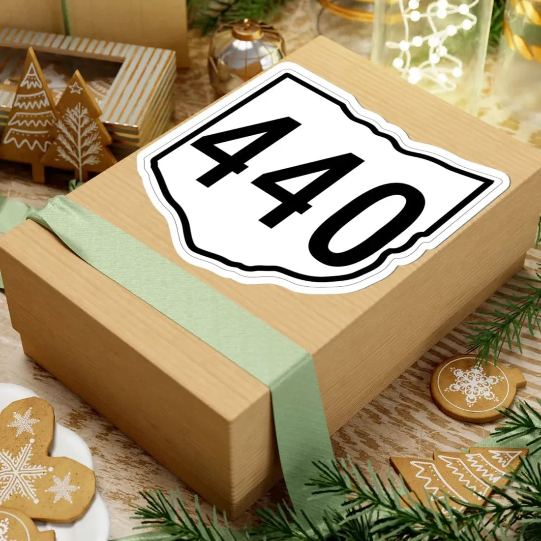 OH-440 1960 (Ohio) (Road Sign) STICKER Vinyl Kiss-Cut Decal - The Sticker Space