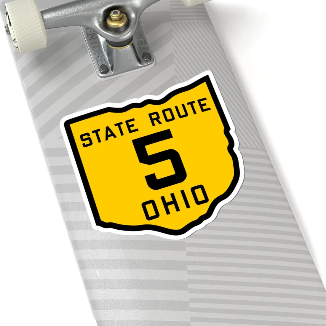 OH-5 1920 (Ohio) (Road Sign) STICKER Vinyl Kiss-Cut Decal - The Sticker Space