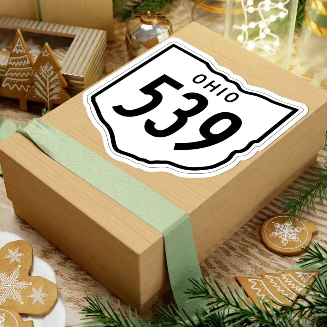 OH-539 1948 (Ohio) (Road Sign) STICKER Vinyl Kiss-Cut Decal - The Sticker Space