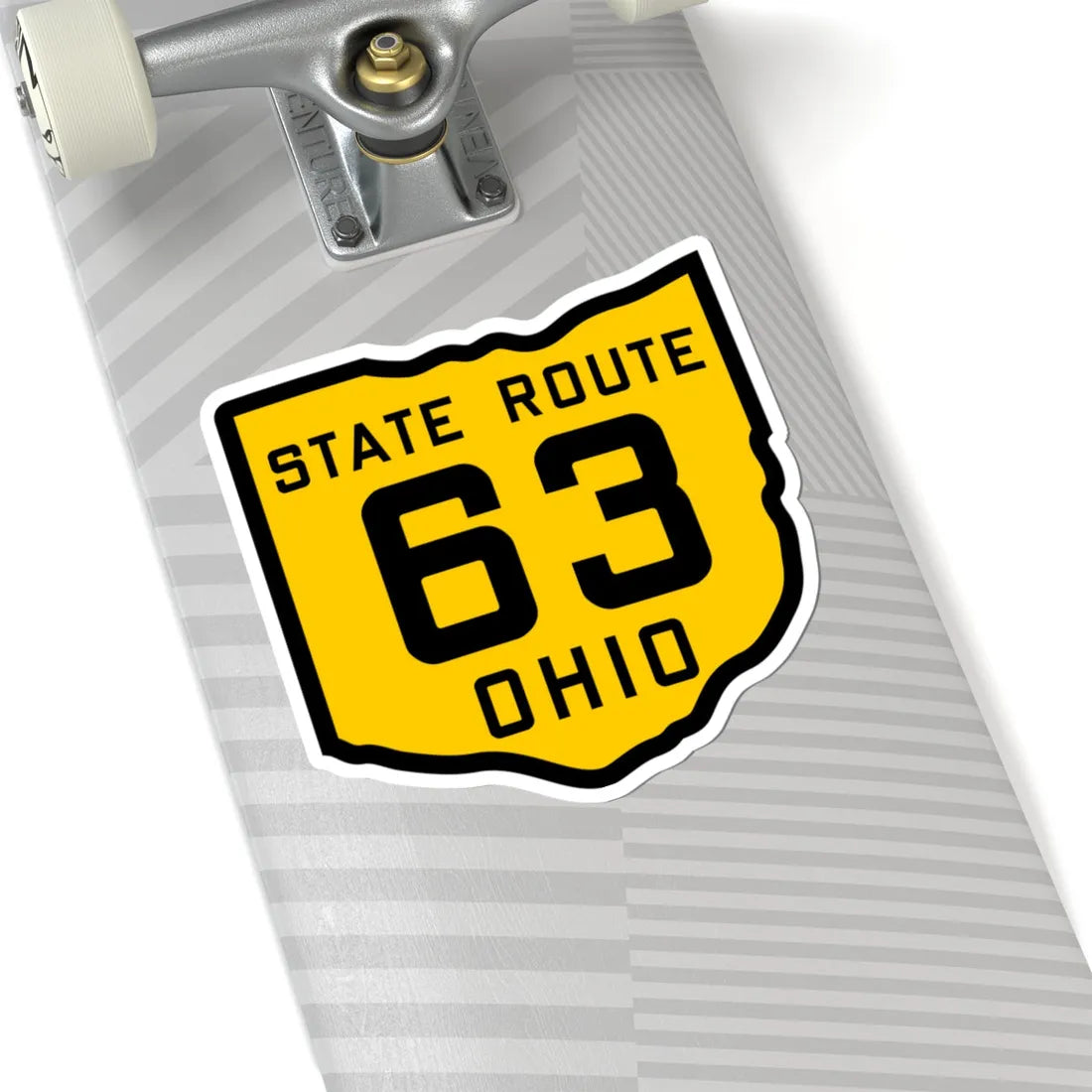 OH-63 1920 (Ohio) (Road Sign) STICKER Vinyl Kiss-Cut Decal - The Sticker Space