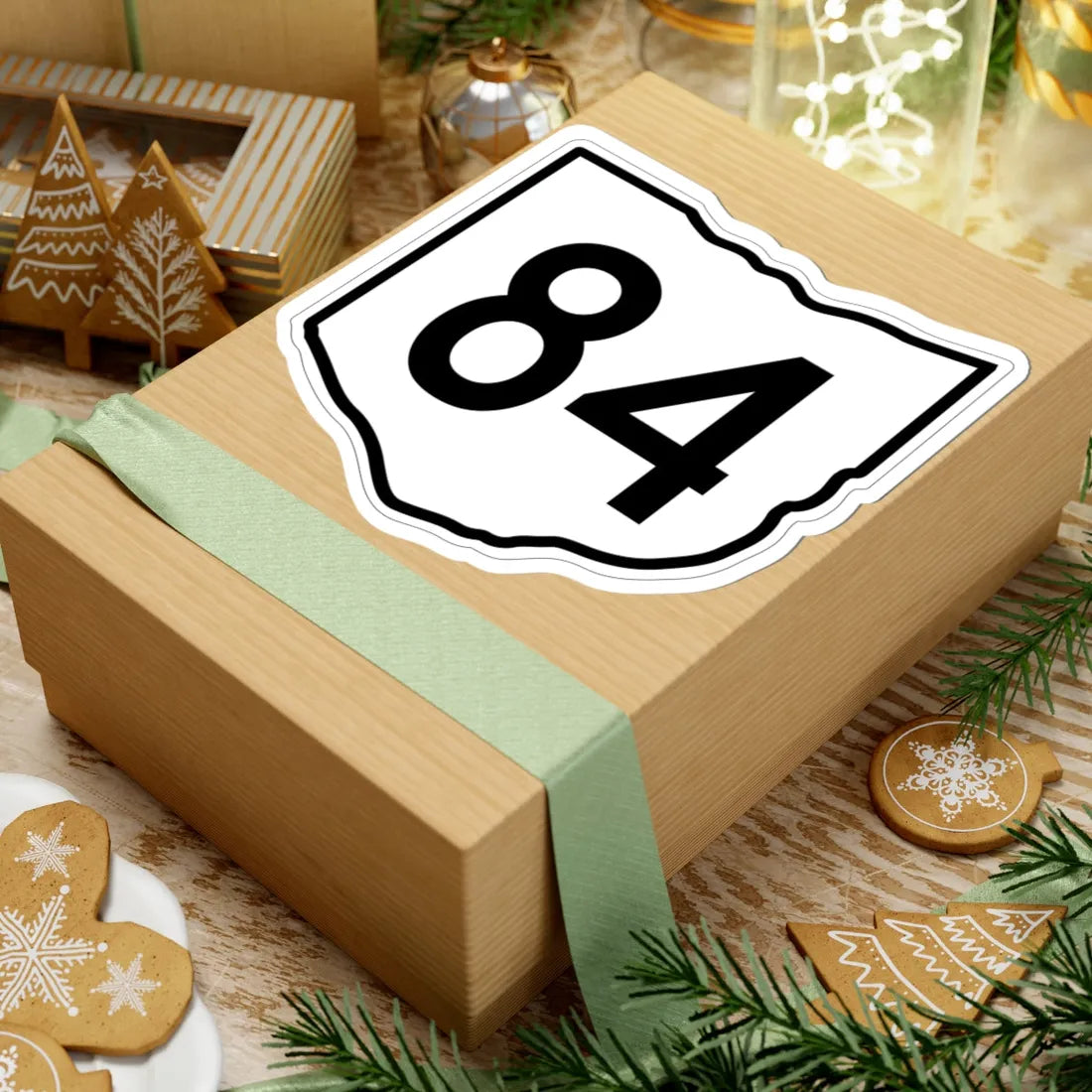 OH-84 1960 (Ohio) (Road Sign) STICKER Vinyl Kiss-Cut Decal - The Sticker Space