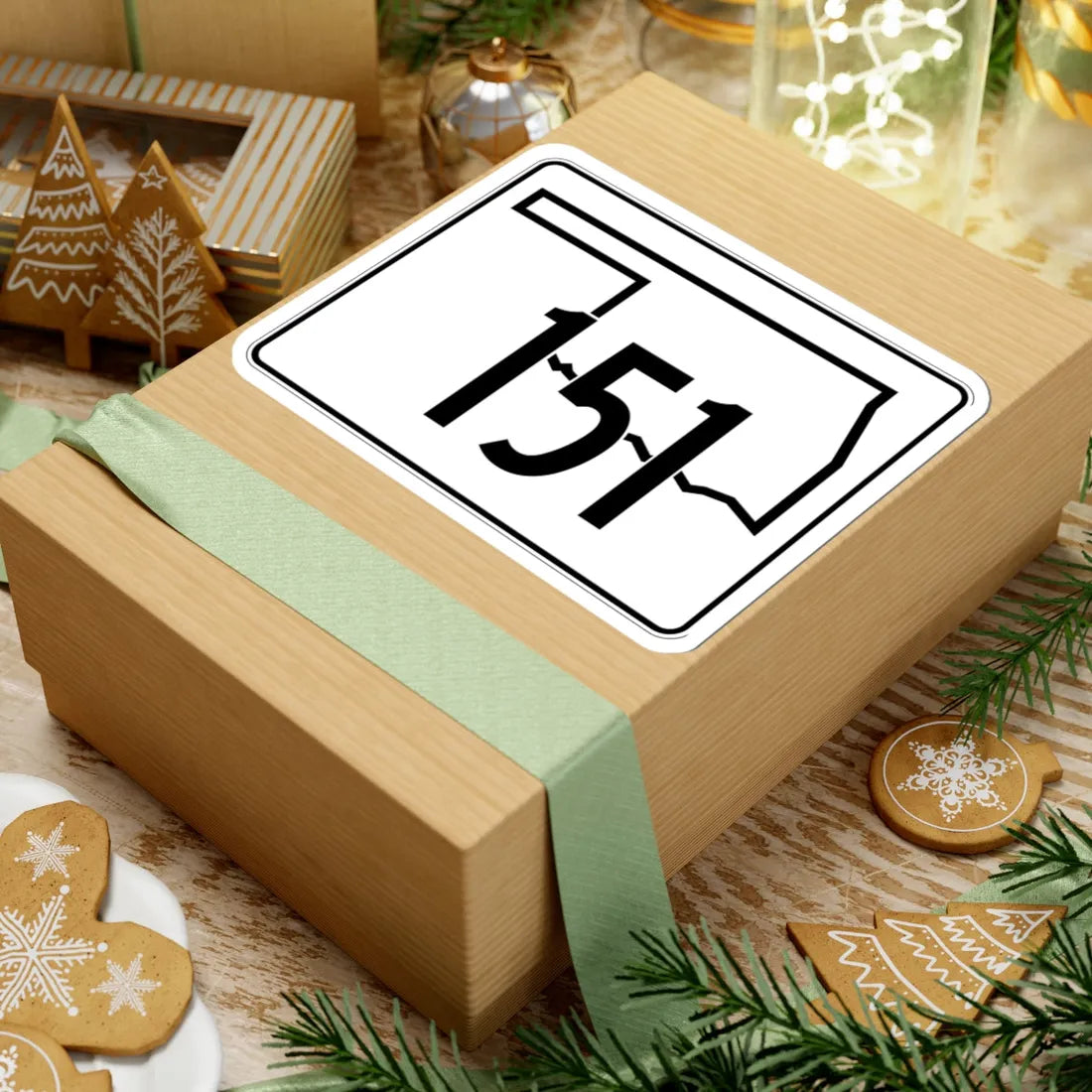 Oklahoma State Highway 151 (Oklahoma) (Road Sign) STICKER Vinyl Kiss-Cut Decal - The Sticker Space