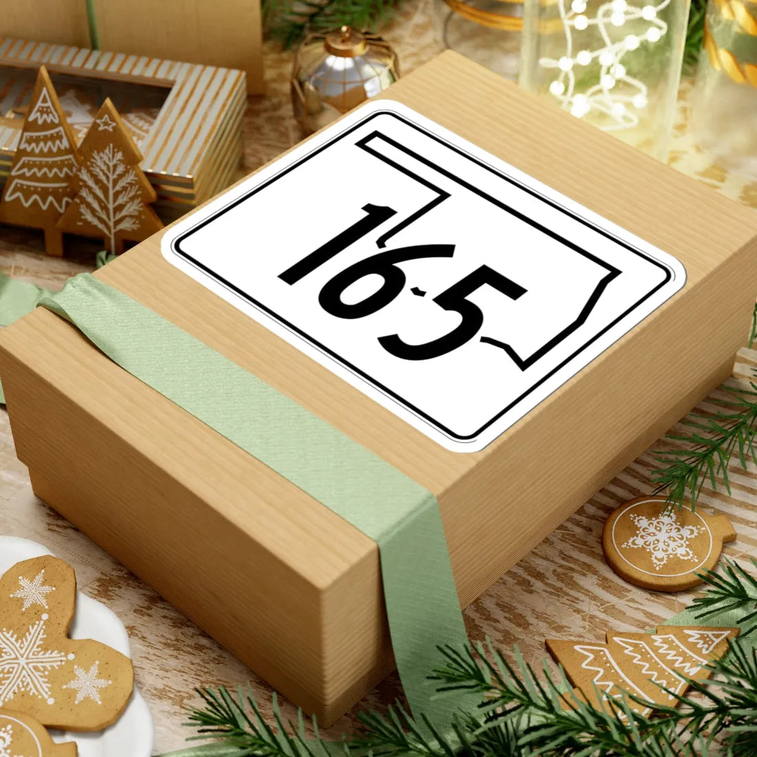 Oklahoma State Highway 165 (Oklahoma) (Road Sign) STICKER Vinyl Kiss-Cut Decal - The Sticker Space