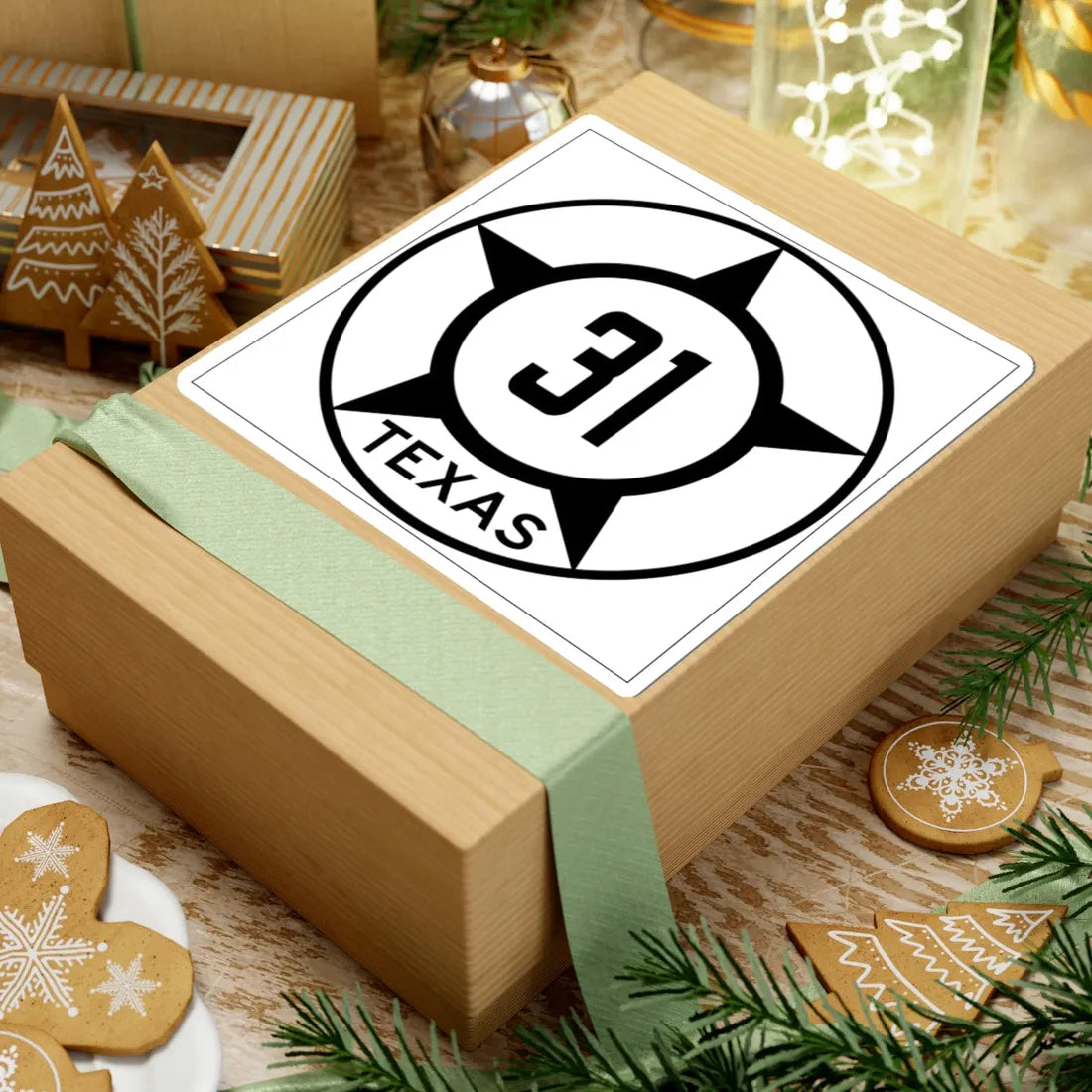 Old Texas 31 (Texas) (Road Sign) STICKER Vinyl Kiss-Cut Decal - The Sticker Space