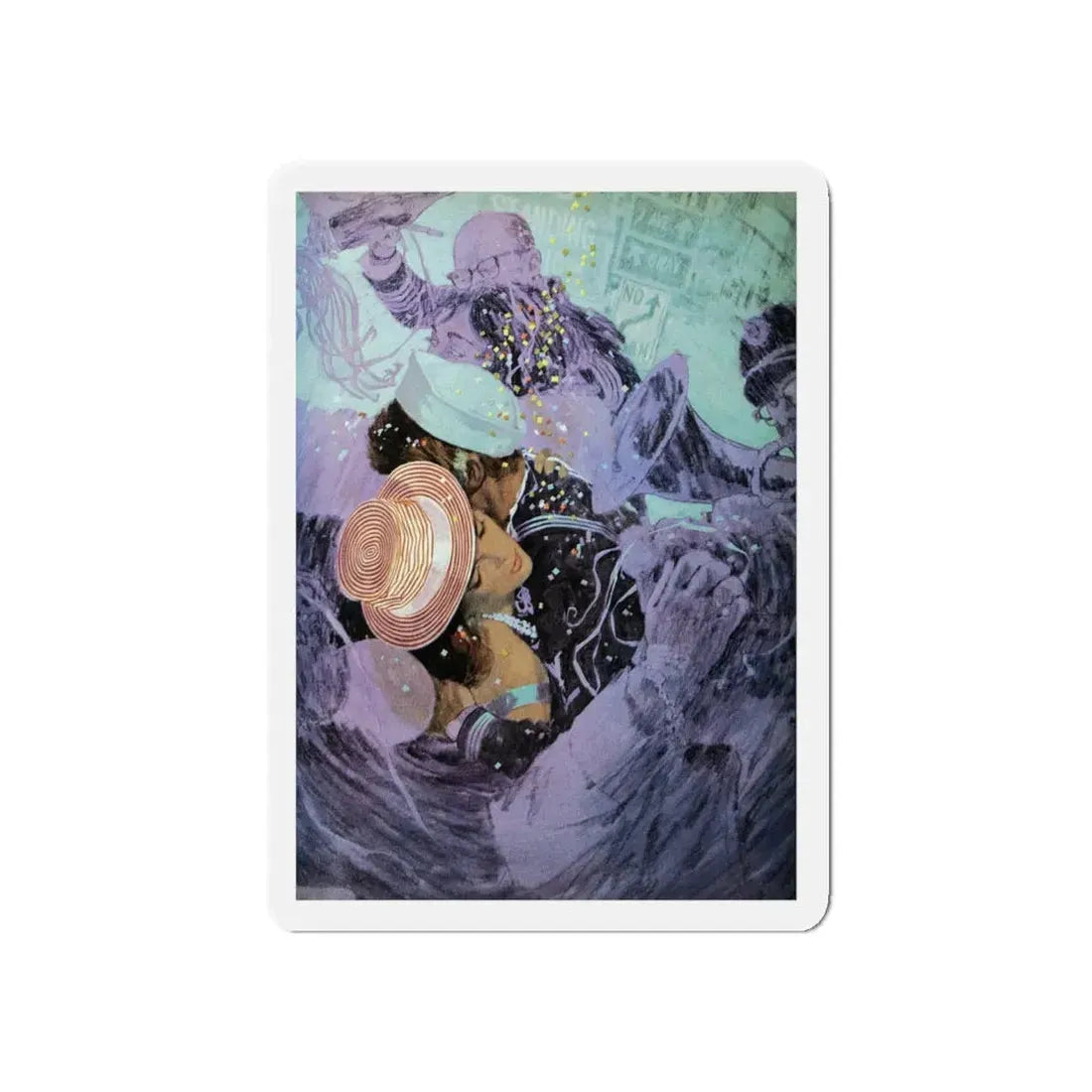 Once Upon a Midniht, Good Housekeeping, January 1966 (Magazine Illustration) Refrigerator Magnet - The Sticker Space