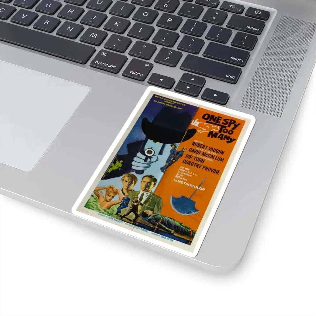 One Spy Too Many 1966 Movie Poster - STICKER Vinyl Kiss-Cut Decal - The Sticker Space