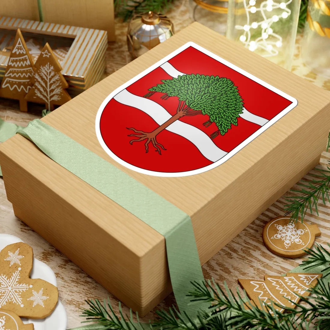 Onex-coat of arms (Switzerland) (Coat of Arms) STICKER Vinyl Kiss-Cut Decal - The Sticker Space