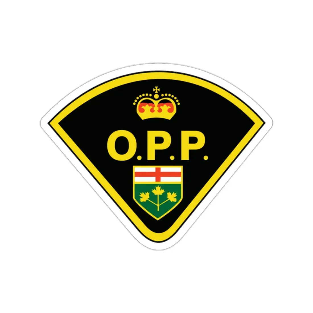 Ontario Provincial Police STICKER Vinyl Die-Cut Decal - The Sticker Space