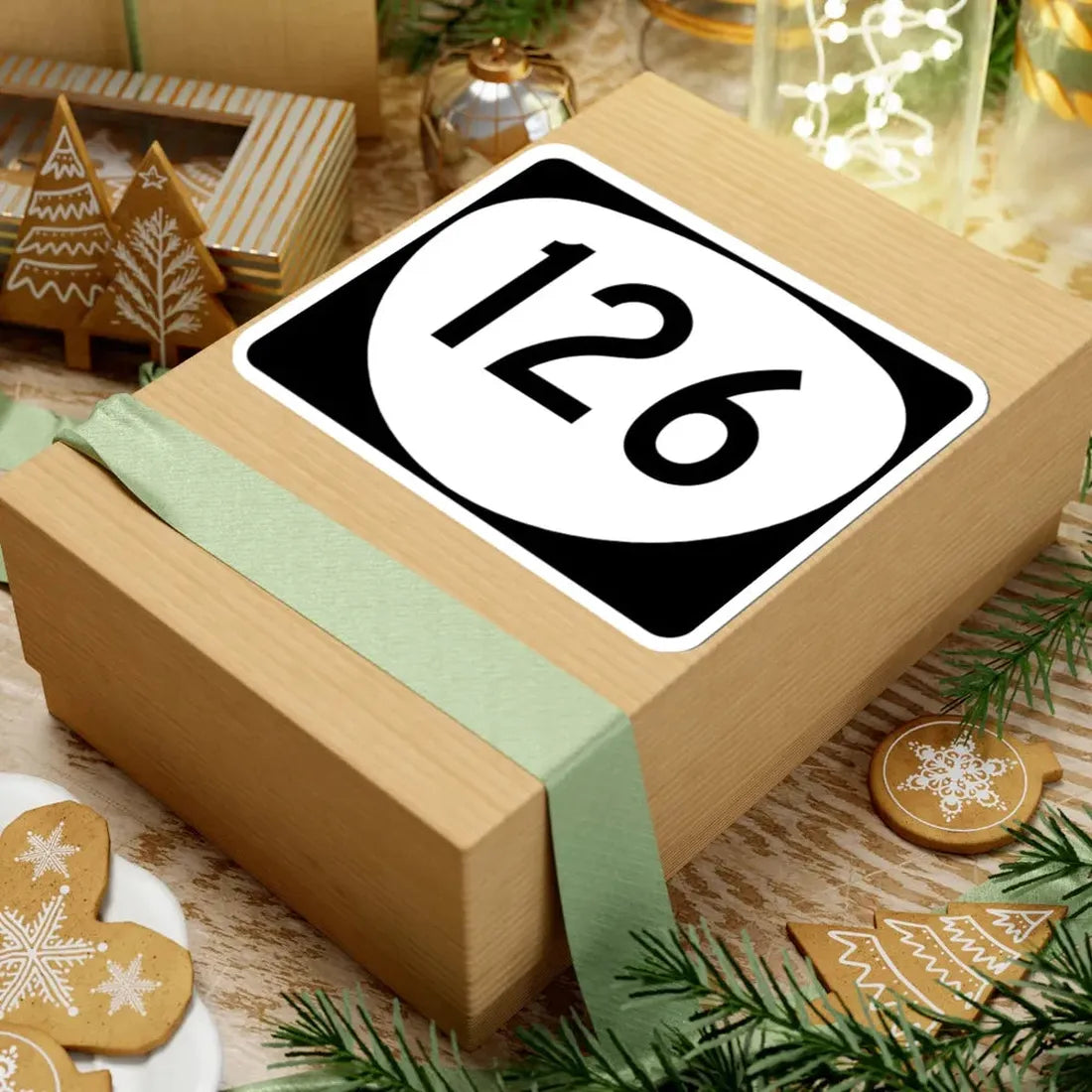 OR 126 (Oregon) (Road Sign) STICKER Vinyl Kiss-Cut Decal - The Sticker Space