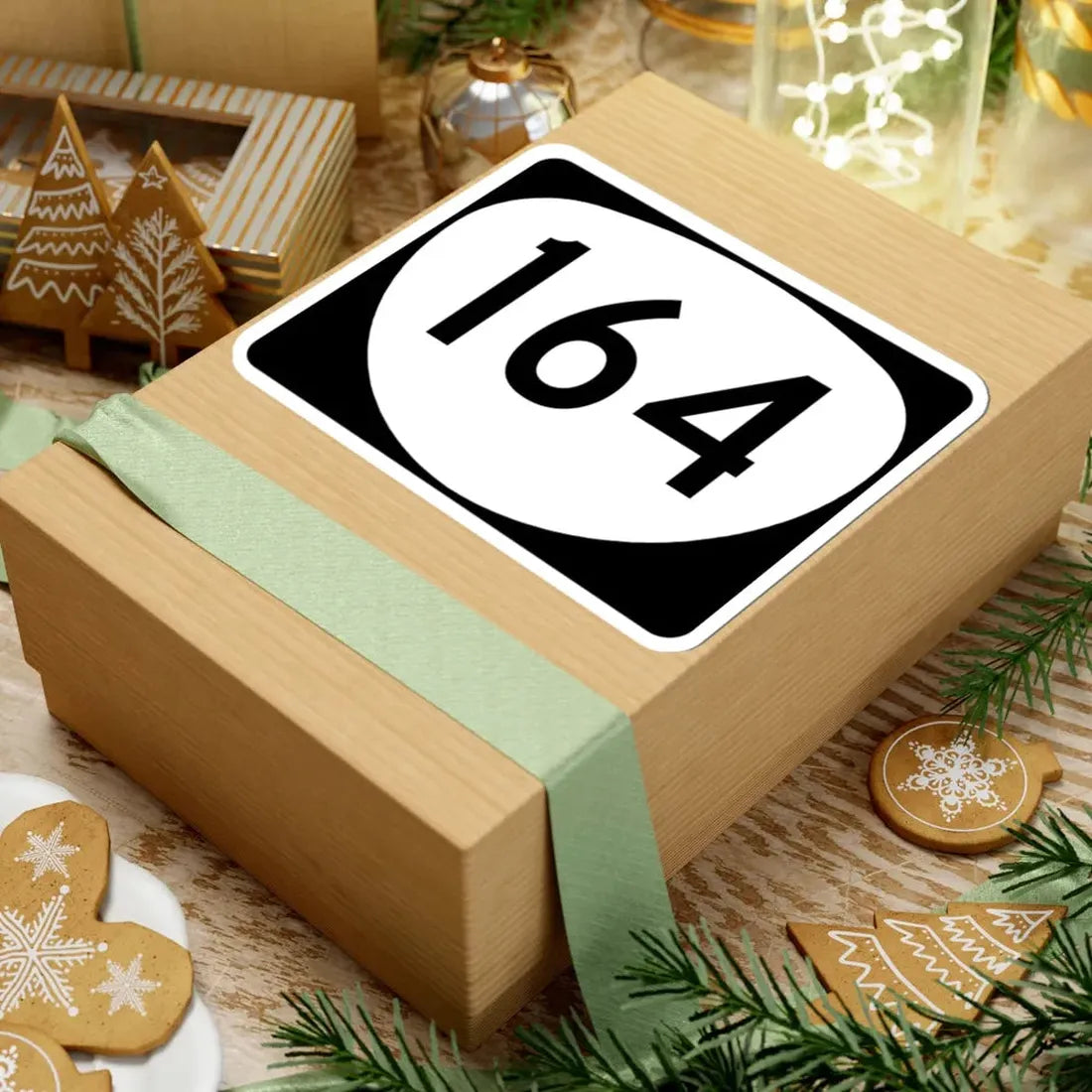 OR 164 (Oregon) (Road Sign) STICKER Vinyl Kiss-Cut Decal - The Sticker Space