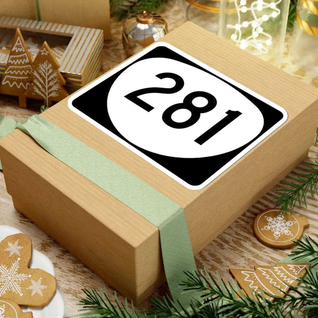 OR 281 (Oregon) (Road Sign) STICKER Vinyl Kiss-Cut Decal - The Sticker Space