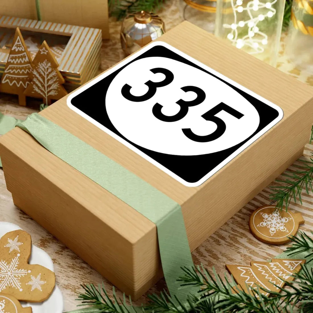 OR 335 (Oregon) (Road Sign) STICKER Vinyl Kiss-Cut Decal - The Sticker Space