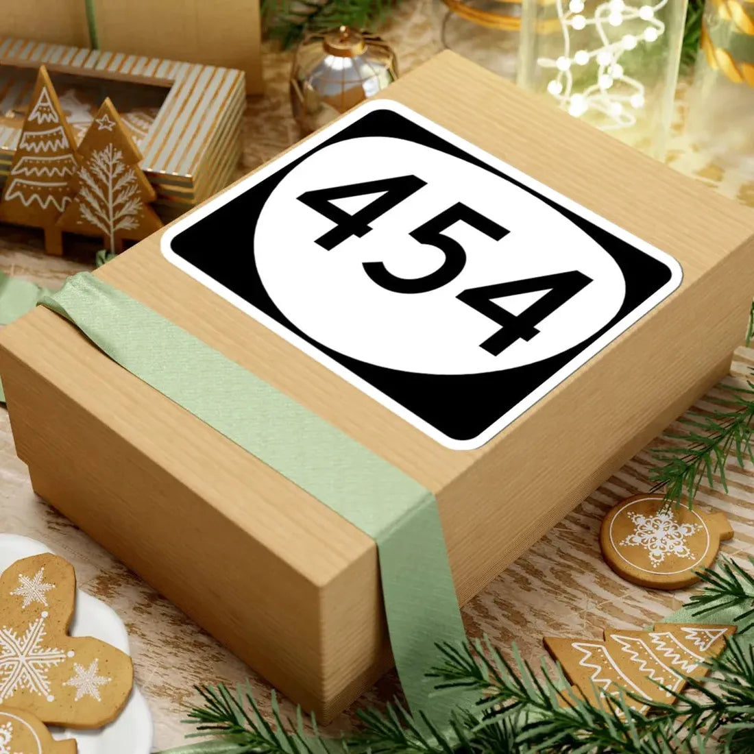 OR 454 (Oregon) (Road Sign) STICKER Vinyl Kiss-Cut Decal - The Sticker Space