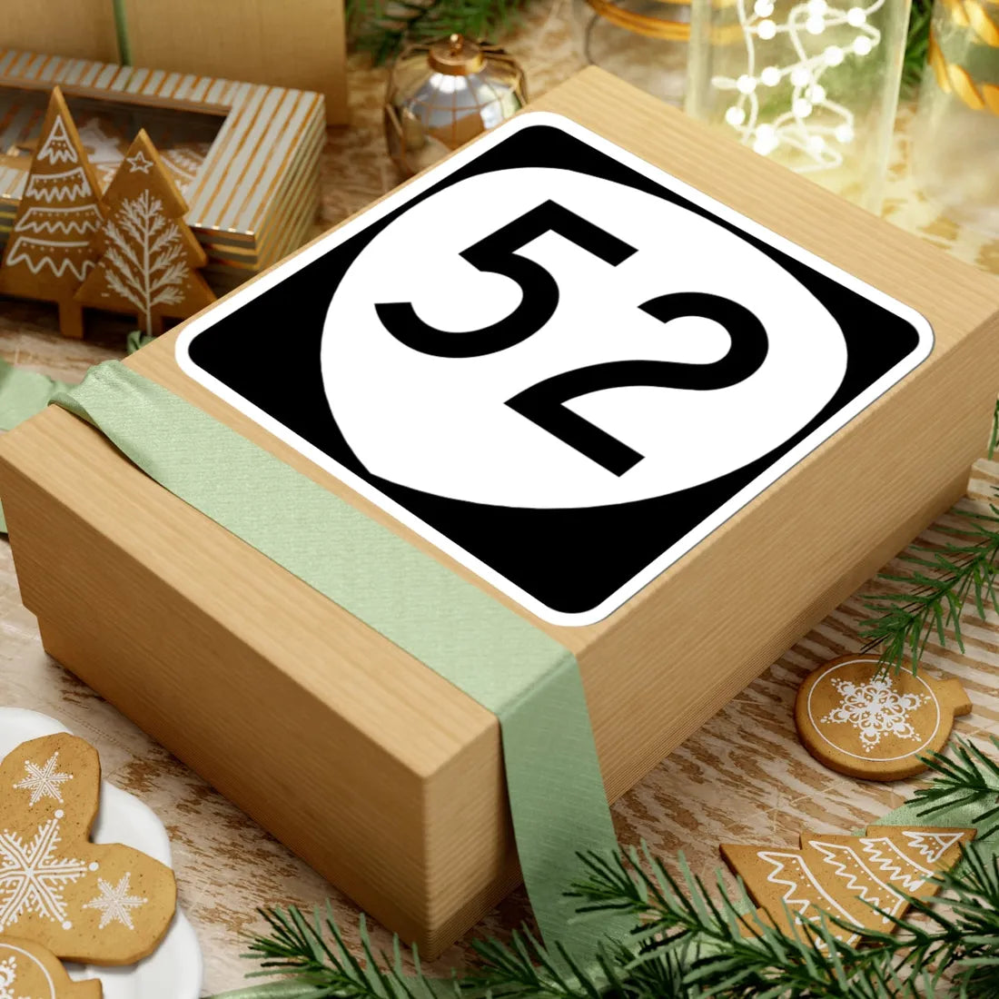 OR 52 (Oregon) (Road Sign) STICKER Vinyl Kiss-Cut Decal - The Sticker Space