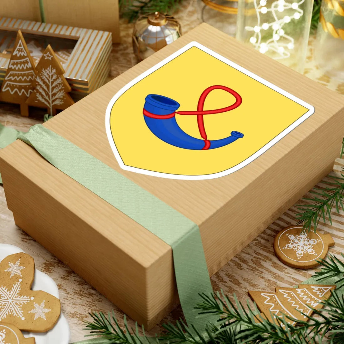 Original arms of the Principality of Orange (Denmark) (Coat of Arms) STICKER Vinyl Kiss-Cut Decal - The Sticker Space