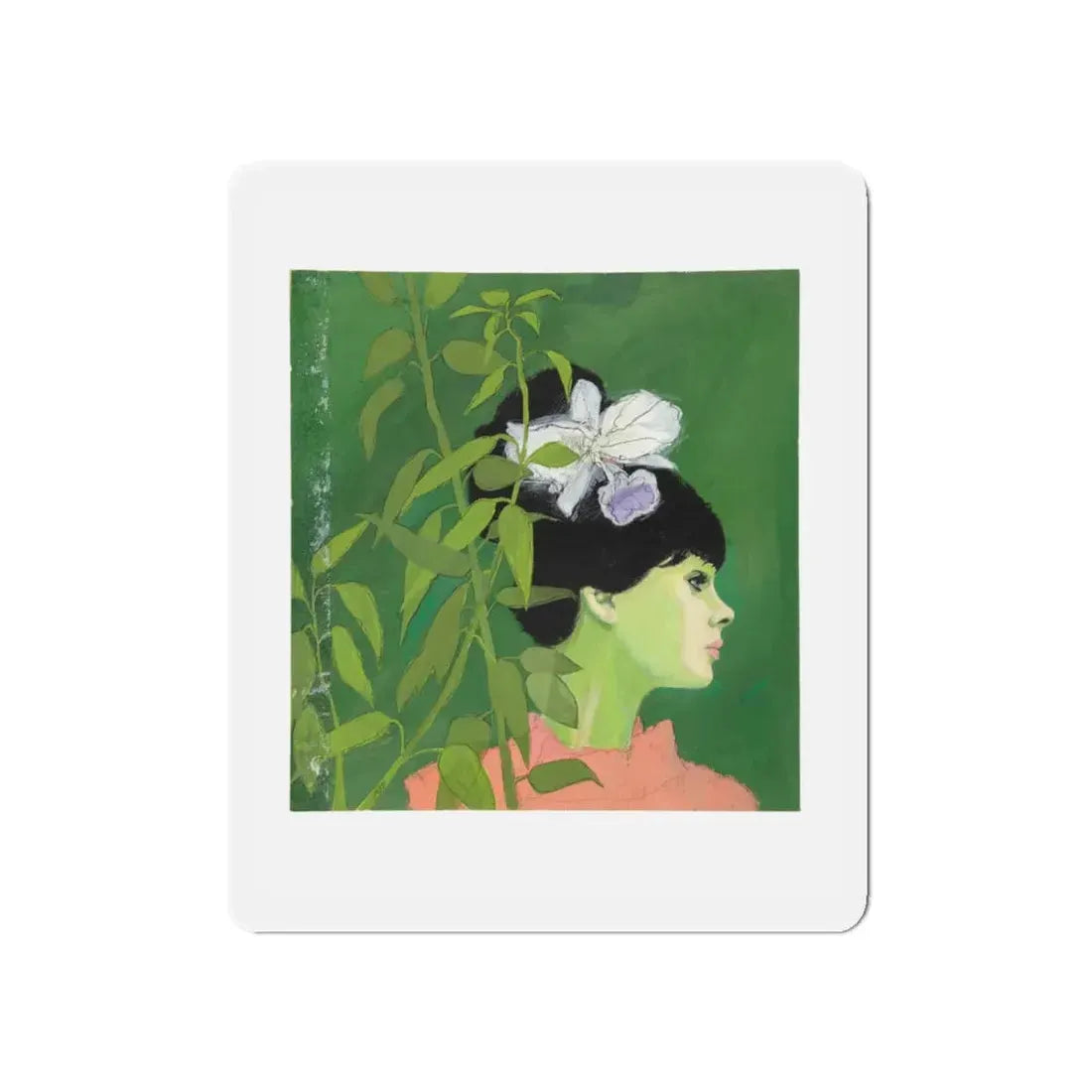 Original Illustration Art (Magazine Illustration) Refrigerator Magnet - The Sticker Space