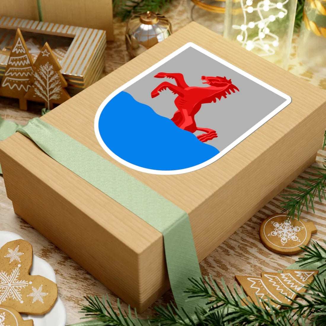 Orivesi.vaakuna (Finland) (Coat of Arms) STICKER Vinyl Kiss-Cut Decal - The Sticker Space