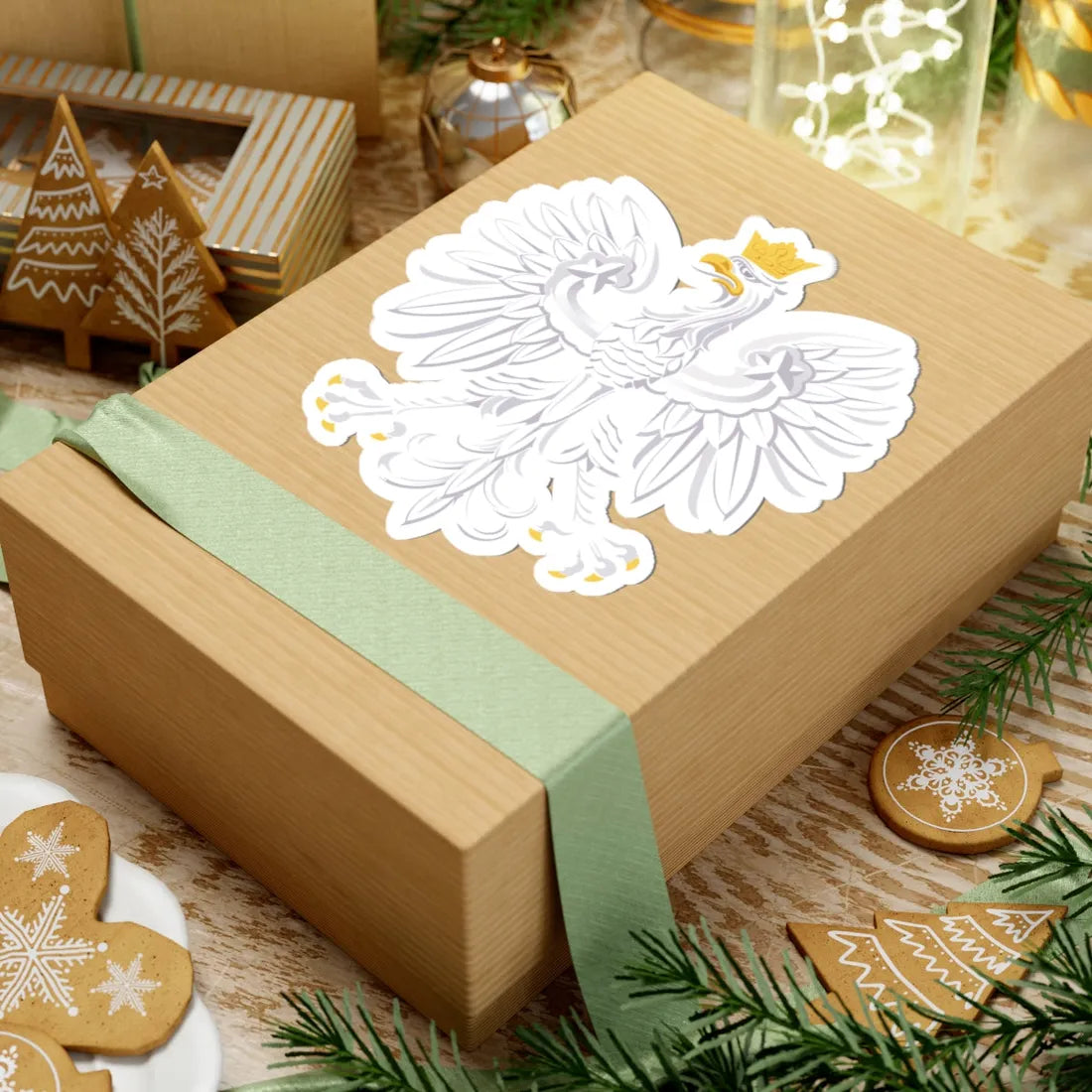 Orzeł Biały Herb Polski (Poland) (Coat of Arms) STICKER Vinyl Kiss-Cut Decal - The Sticker Space