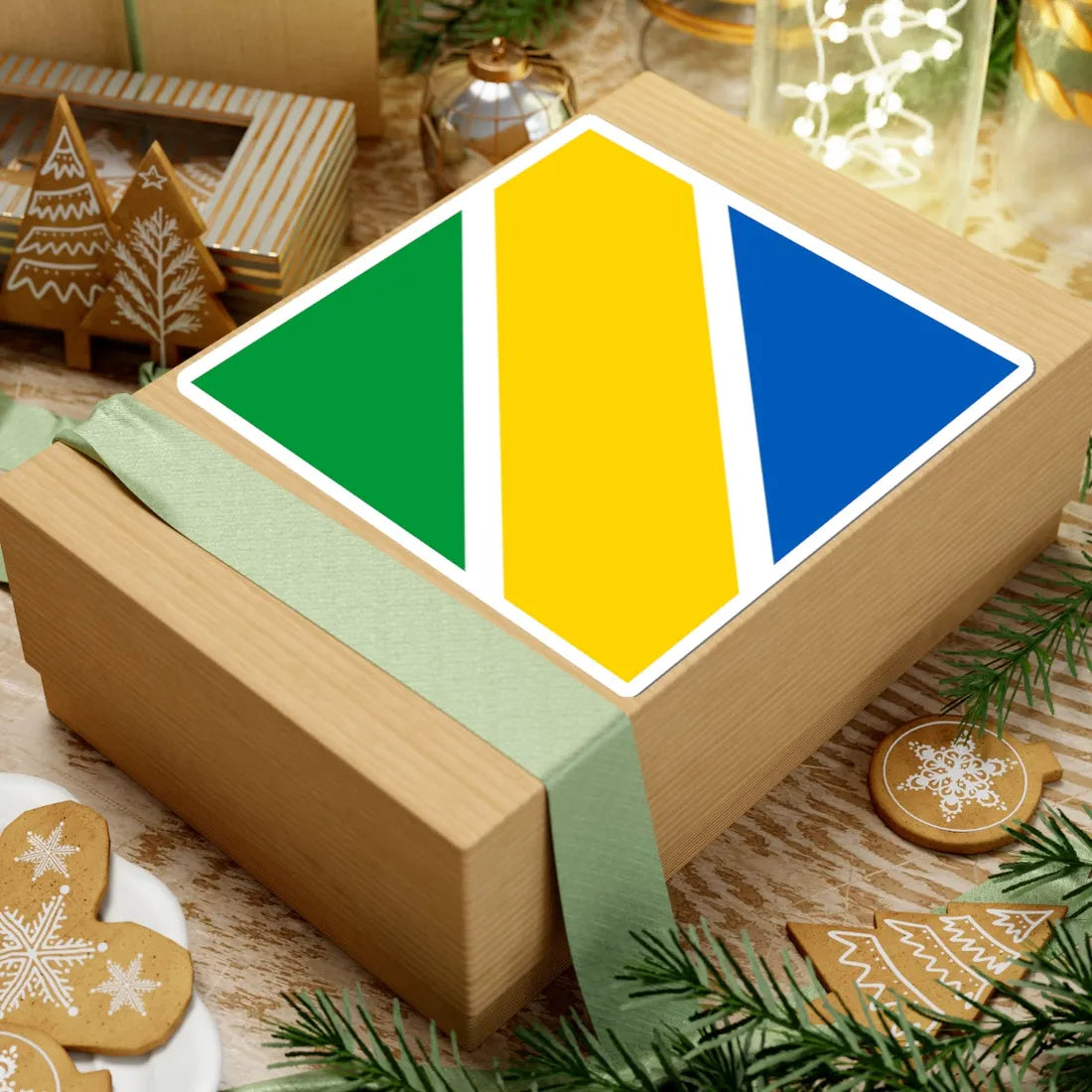 Orzhiv flag (Ukraine) STICKER Vinyl Kiss-Cut Decal - The Sticker Space