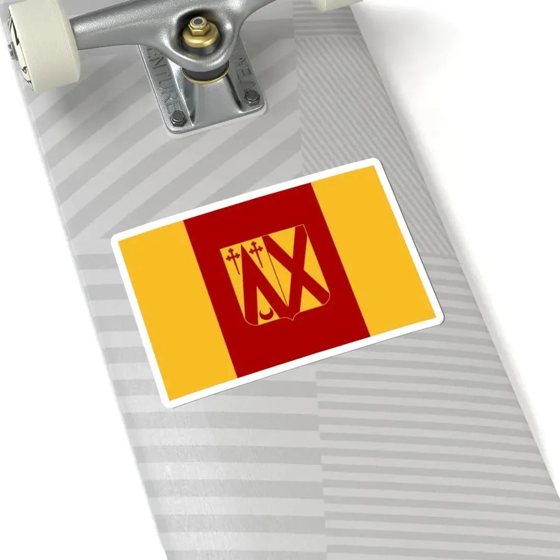 Oud-Heverlee vlag (Belgium) STICKER Vinyl Kiss-Cut Decal - The Sticker Space