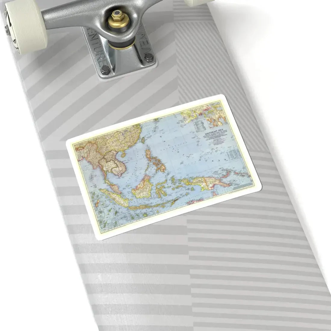 Pacific Islands - Southeast Asia (1944) (Map) STICKER Vinyl Kiss-Cut Decal - The Sticker Space