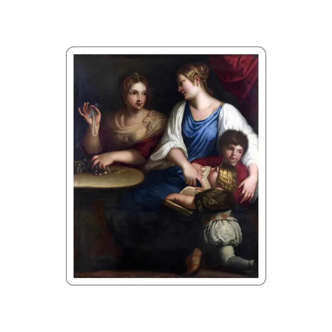 PADOVANINO - Cornelia and her Sons (Artwork) STICKER Vinyl Die-Cut Decal - The Sticker Space