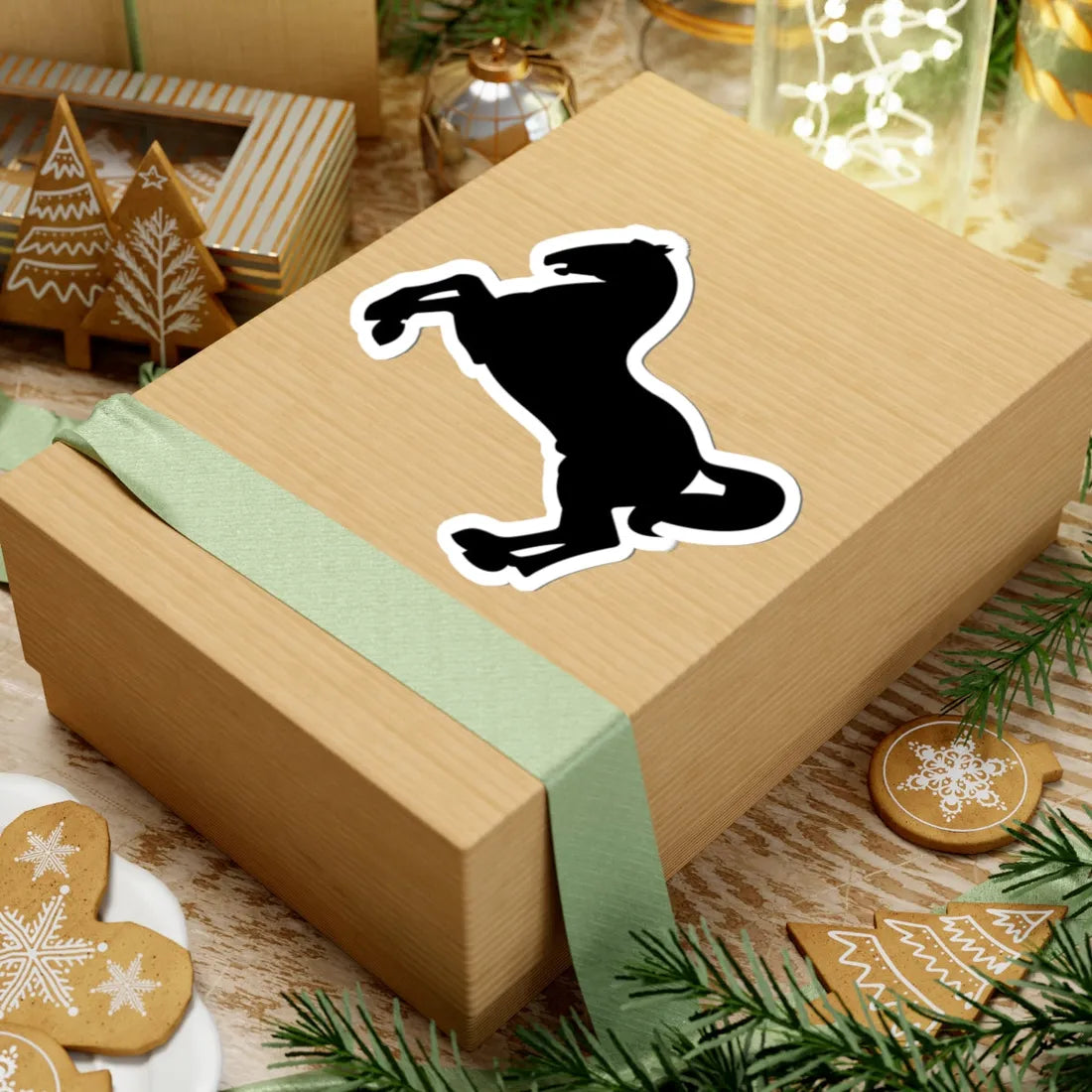 Pahonia-contour horse silhouette (Belarus) (Coat of Arms) STICKER Vinyl Kiss-Cut Decal - The Sticker Space