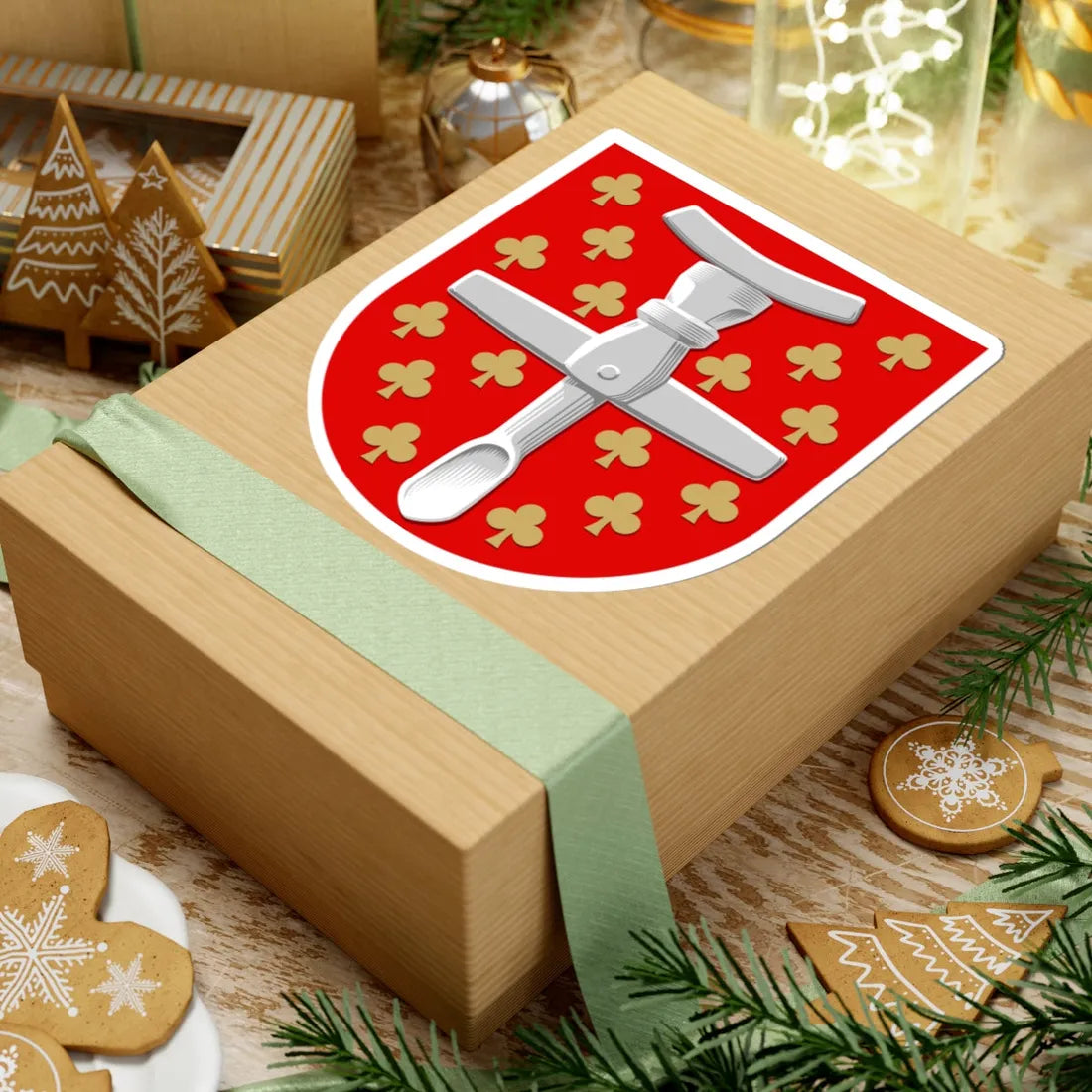 Paimio vaakuna (Finland) (Coat of Arms) STICKER Vinyl Kiss-Cut Decal - The Sticker Space