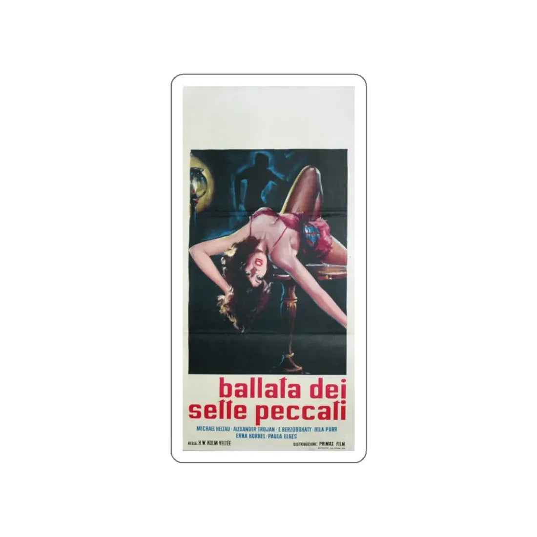 PANOPTIKUM 59 1959 Movie Poster STICKER Vinyl Die-Cut Decal - The Sticker Space