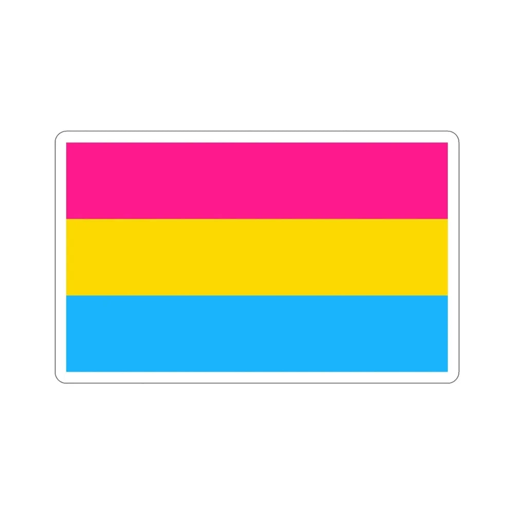 Pansexuality Pride Flag STICKER Vinyl Die-Cut Decal - The Sticker Space