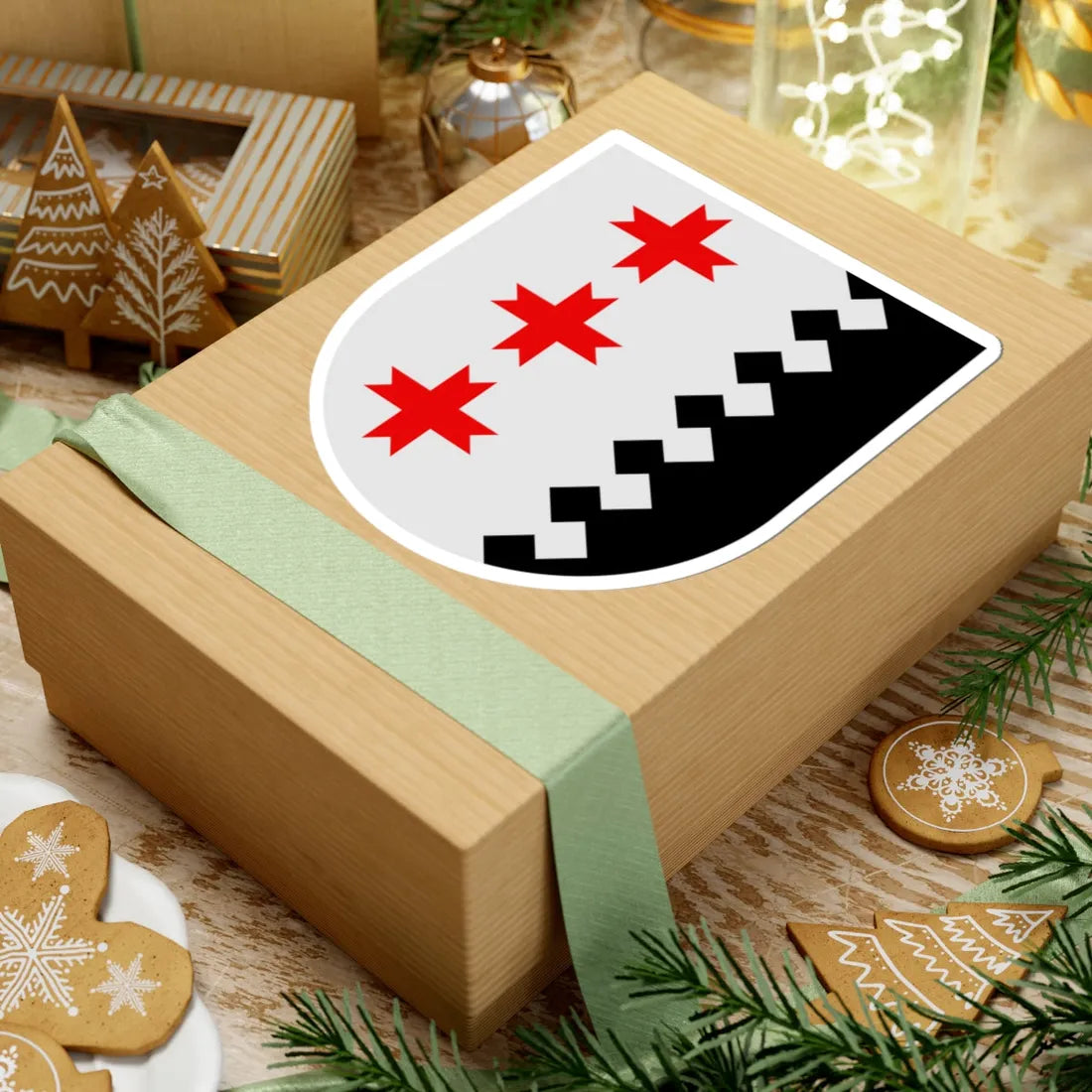 Parikkala.vaakuna (Finland) (Coat of Arms) STICKER Vinyl Kiss-Cut Decal - The Sticker Space