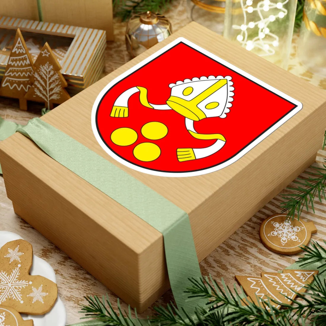 Parsonz wappen (Switzerland) (Coat of Arms) STICKER Vinyl Kiss-Cut Decal - The Sticker Space