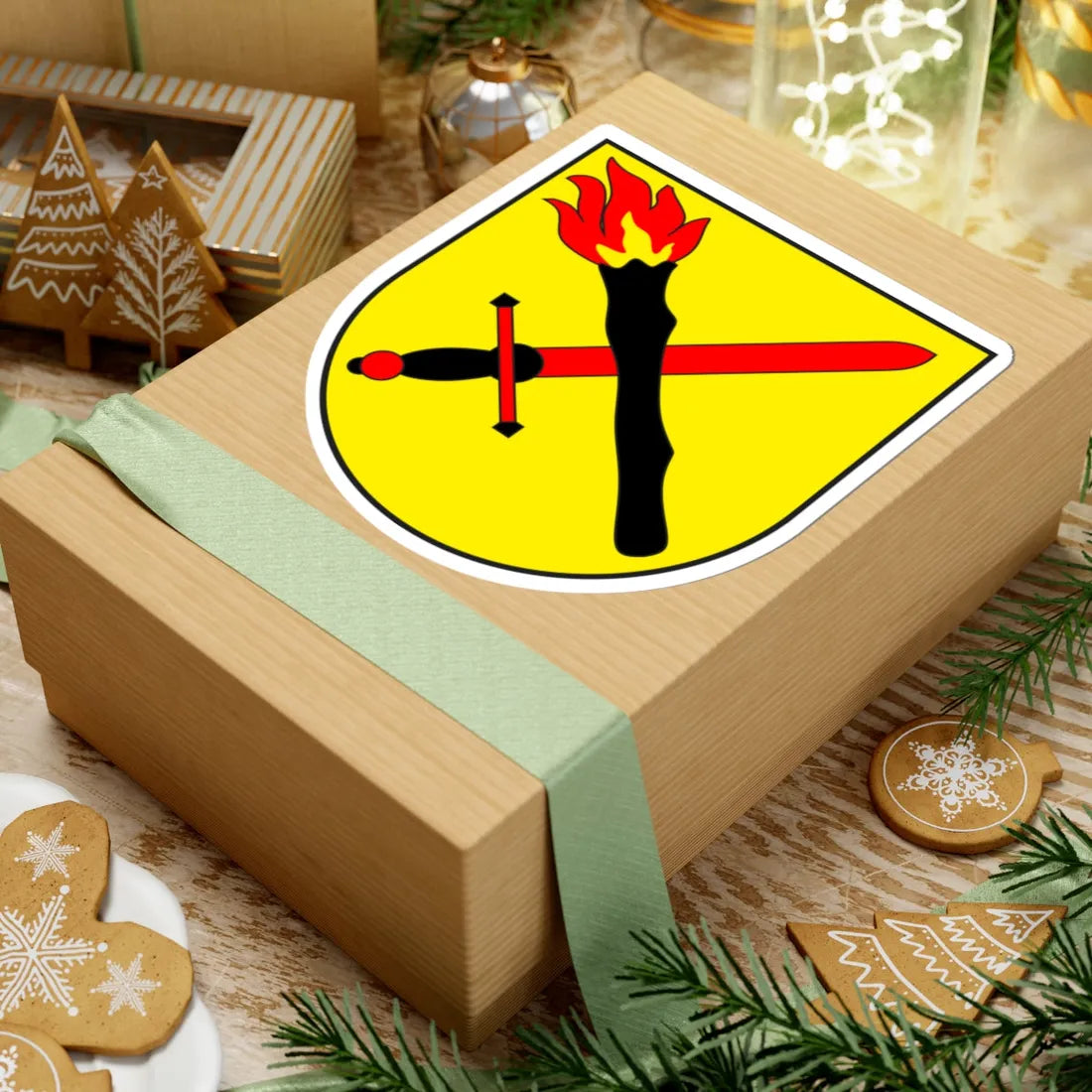 Patzen-Fardün wappen (Switzerland) (Coat of Arms) STICKER Vinyl Kiss-Cut Decal - The Sticker Space