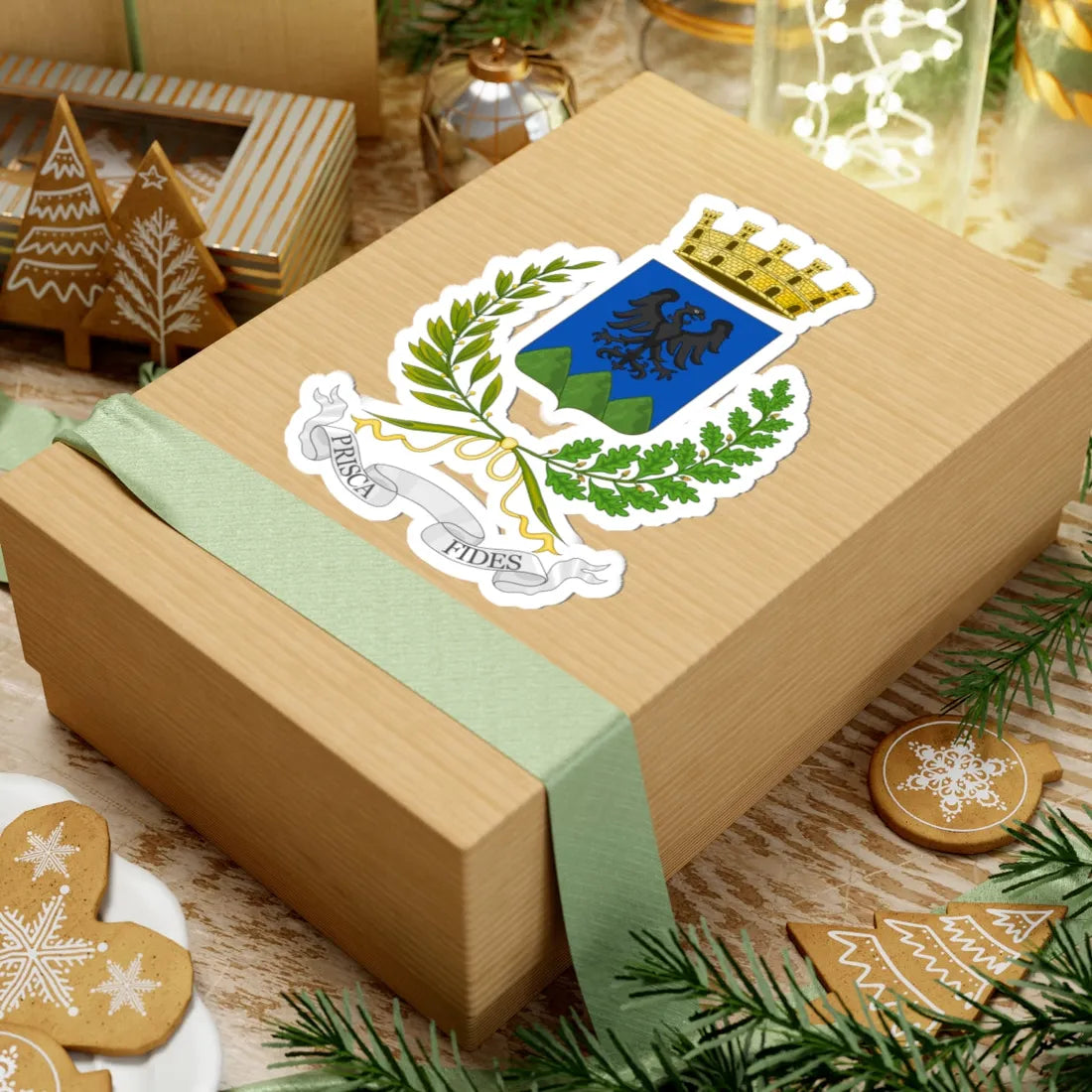 Pavullo nel Frignano-Stemma (Italy) (Coat of Arms) STICKER Vinyl Kiss-Cut Decal - The Sticker Space