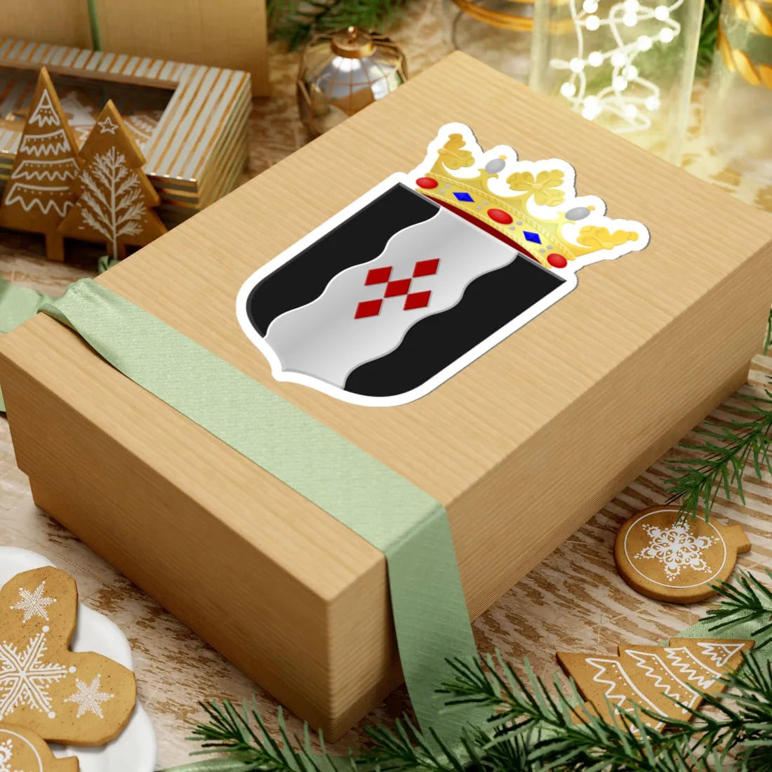 Peel en Maas wapen (Netherlands) (Coat of Arms) STICKER Vinyl Kiss-Cut Decal - The Sticker Space