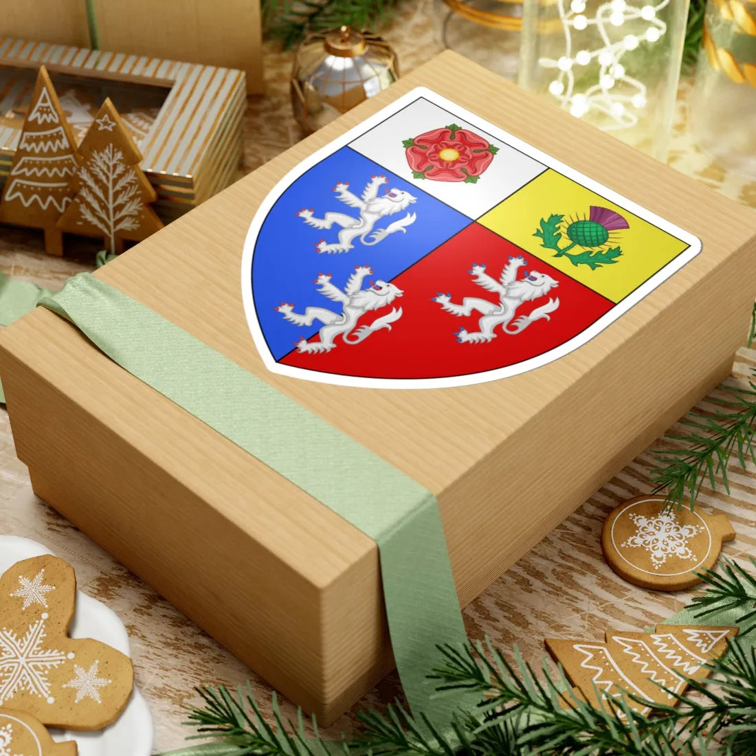 Pembroke College Oxford Coat Of Arms (England) (Coat of Arms) STICKER Vinyl Kiss-Cut Decal - The Sticker Space