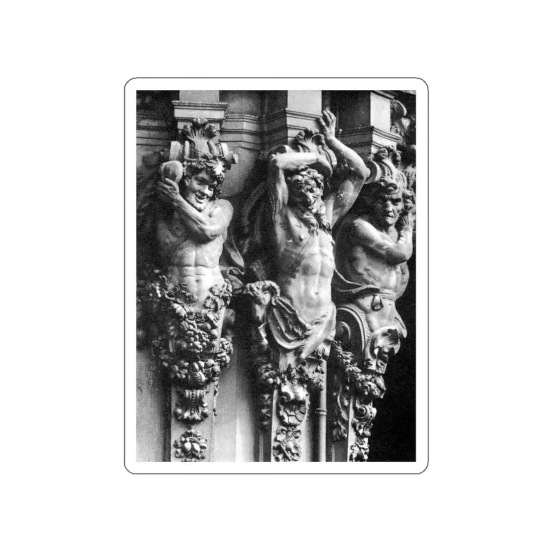 PERMOSER, Balthasar - Supporting figures (Artwork) STICKER Vinyl Die-Cut Decal - The Sticker Space