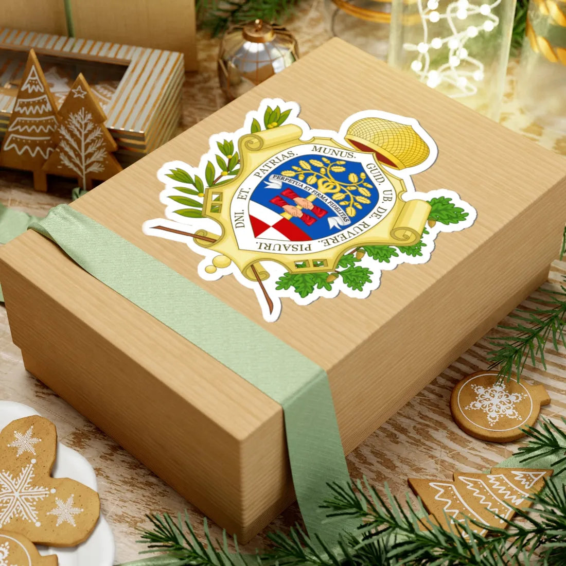 Pesaro-Stemma (Italy) (Coat of Arms) STICKER Vinyl Kiss-Cut Decal - The Sticker Space