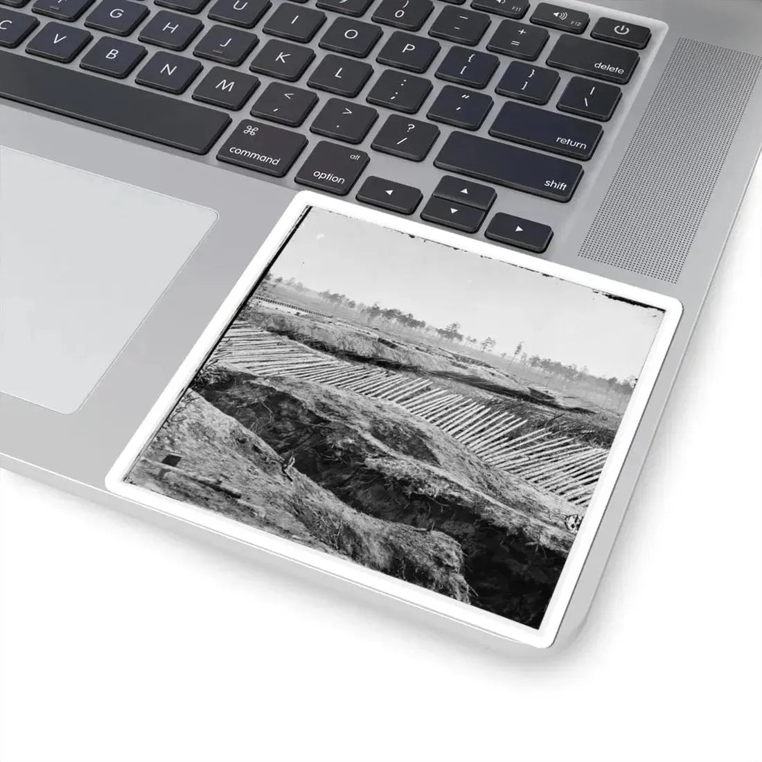 Petersburg, Va. View From Breastworks of Fort Sedgwick (U.S. Civil War) STICKER Vinyl Kiss-Cut Decal - The Sticker Space