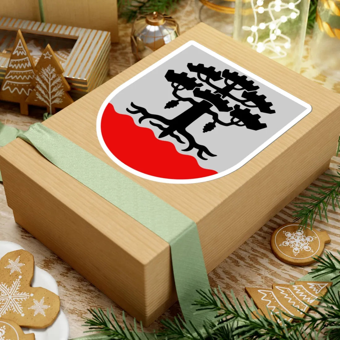 Petäjävesi.vaakuna (Finland) (Coat of Arms) STICKER Vinyl Kiss-Cut Decal - The Sticker Space