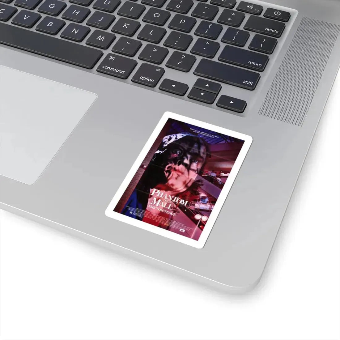 PHANTOM OF THE MALL 1989 Movie Poster - STICKER Vinyl Kiss-Cut Decal - The Sticker Space