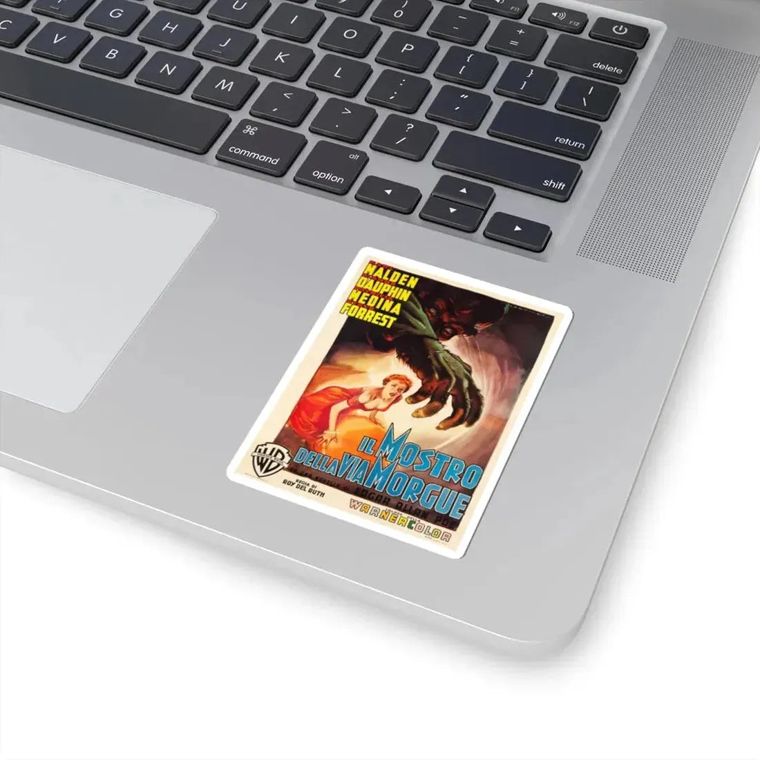 PHANTOM OF THE RUE MORGUE (ITALIAN) 1954 Movie Poster - STICKER Vinyl Kiss-Cut Decal - The Sticker Space