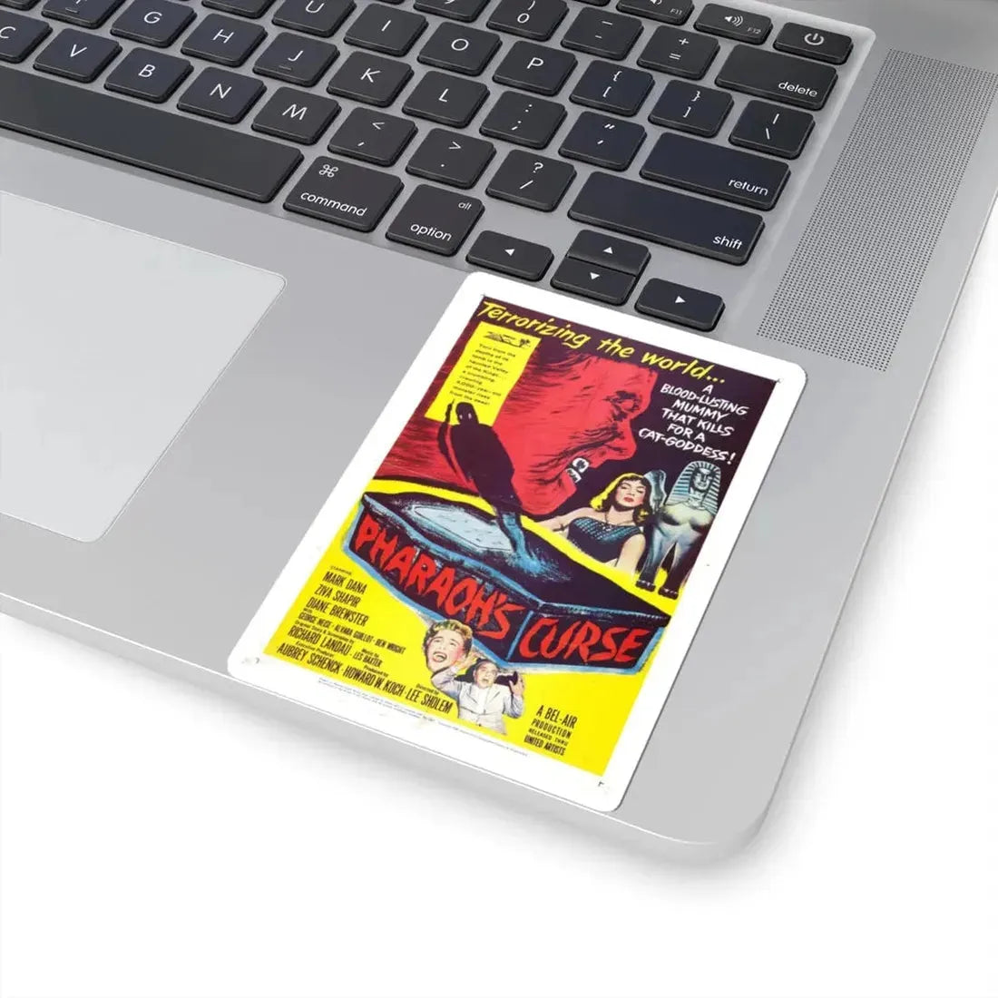 PHARAOH'S CURSE 1957 Movie Poster - STICKER Vinyl Kiss-Cut Decal - The Sticker Space