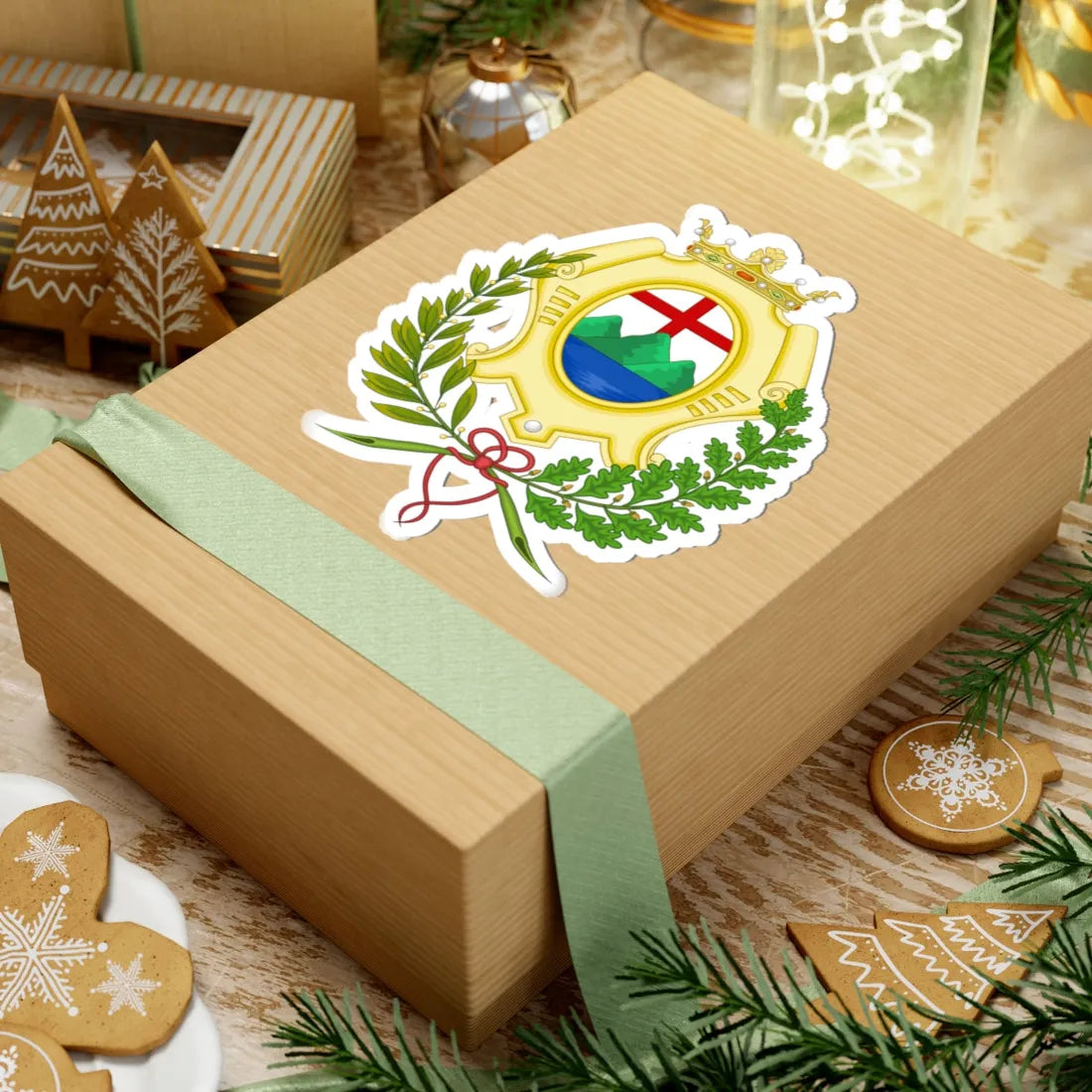 Pietra Ligure-Stemma (Italy) (Coat of Arms) STICKER Vinyl Kiss-Cut Decal - The Sticker Space